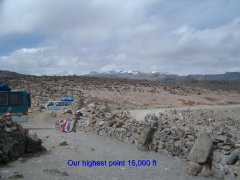 The highest point